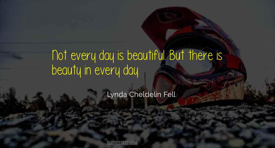 Lynda Cheldelin Fell Quotes #1267522