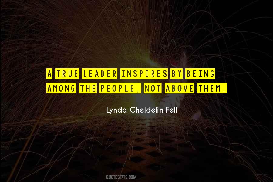 Lynda Cheldelin Fell Quotes #47872