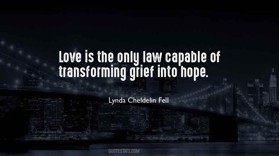 Lynda Cheldelin Fell Quotes #901253