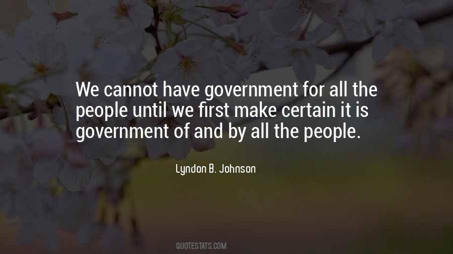 Lyndon B. Johnson Quotes #721776