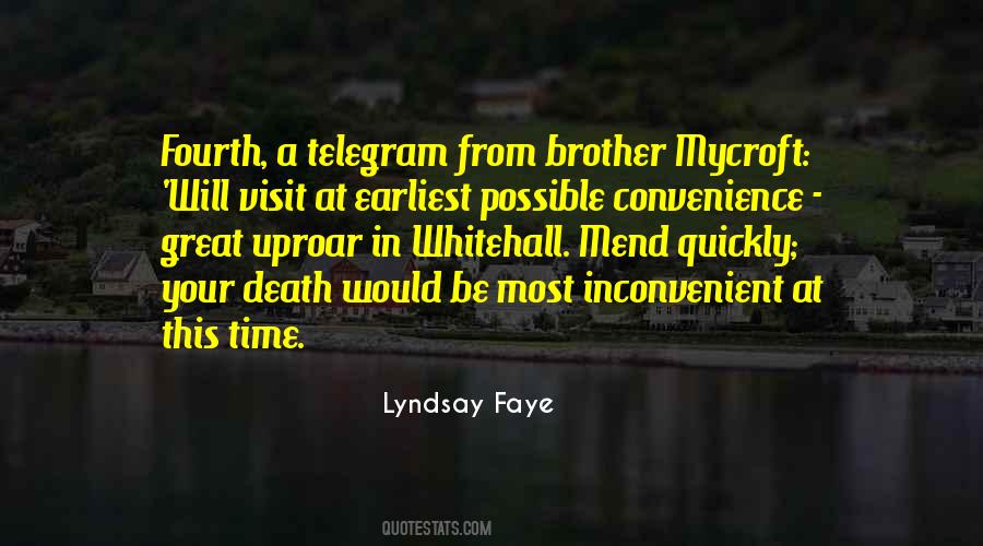 Lyndsay Faye Quotes #107396