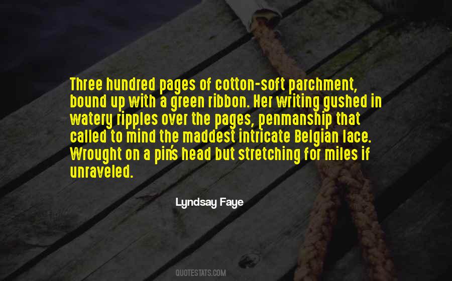 Lyndsay Faye Quotes #974360