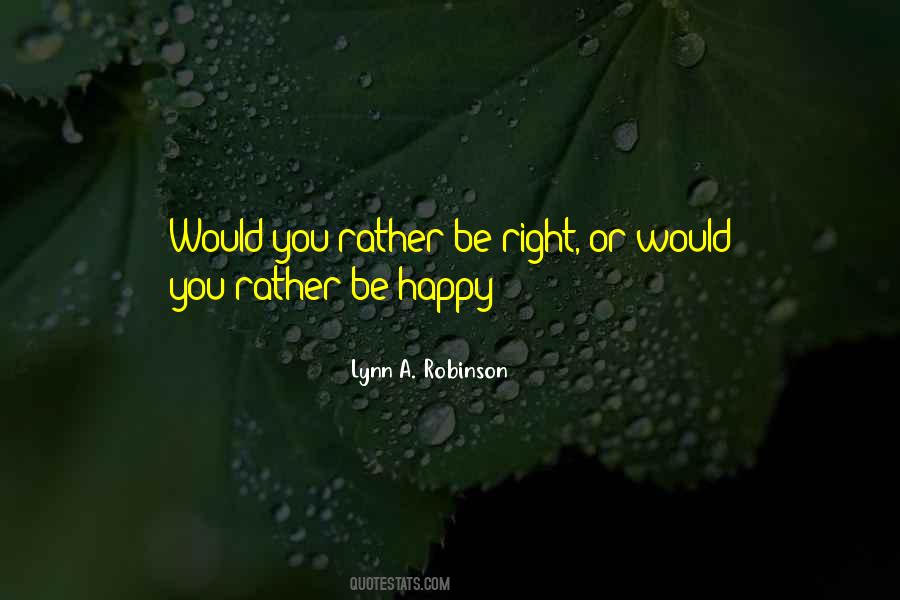 Lynn A. Robinson Quotes #201783