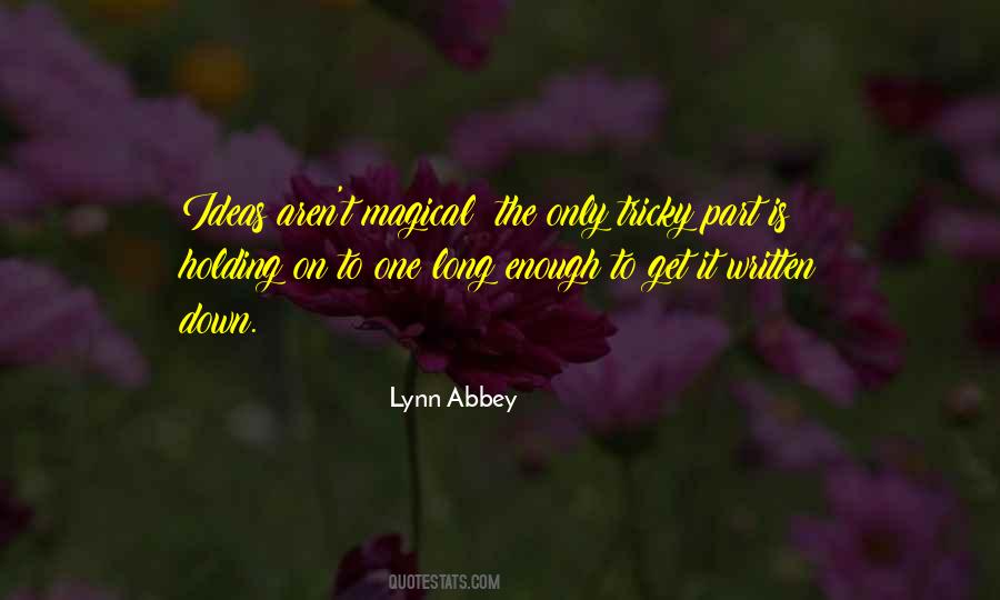 Lynn Abbey Quotes #1006618