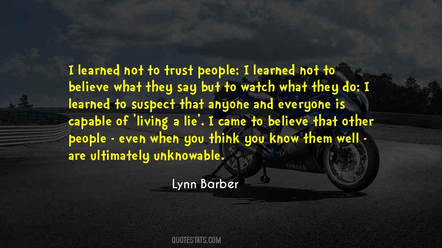 Lynn Barber Quotes #1493210