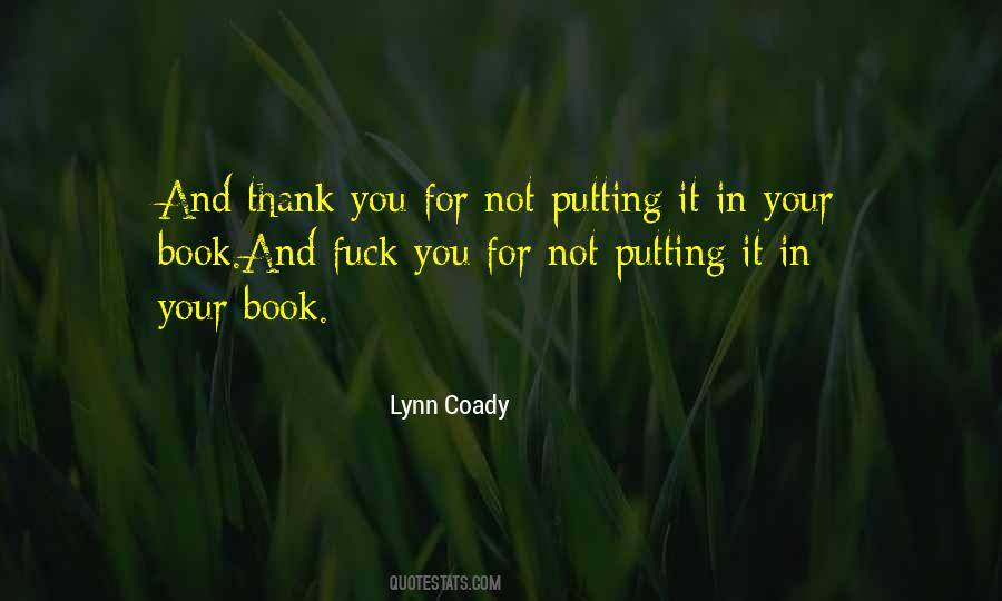 Lynn Coady Quotes #1353174