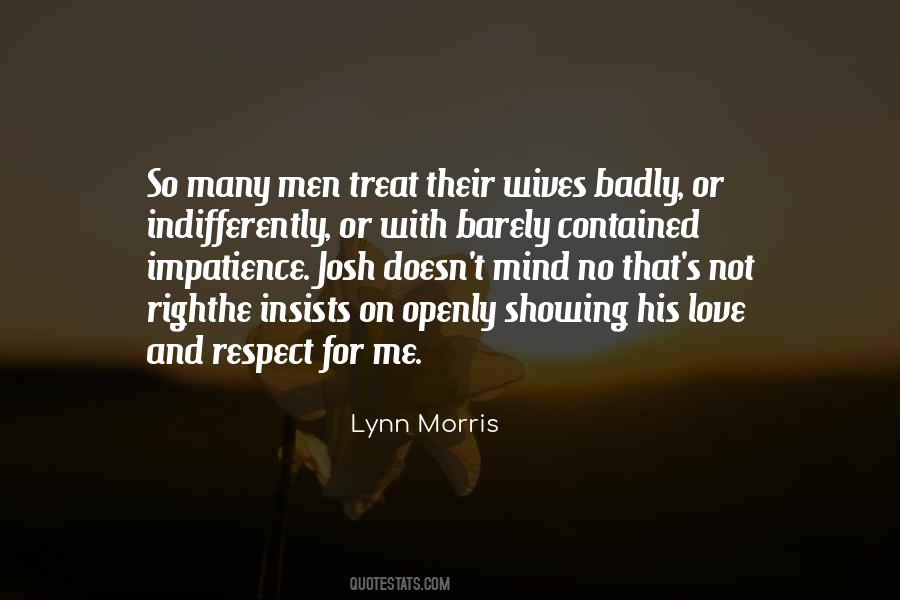 Lynn Morris Quotes #1793036