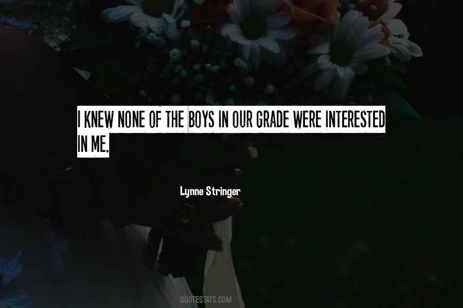 Lynne Stringer Quotes #381287