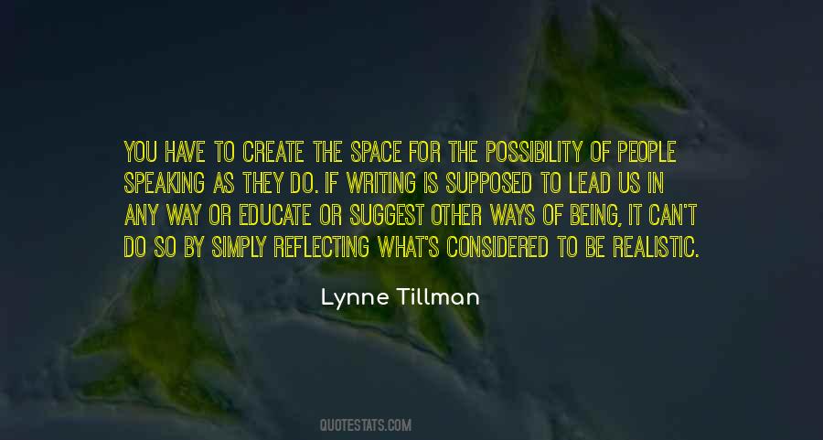 Lynne Tillman Quotes #1312467