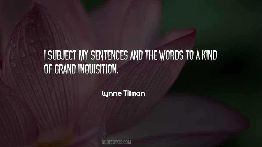 Lynne Tillman Quotes #1523590
