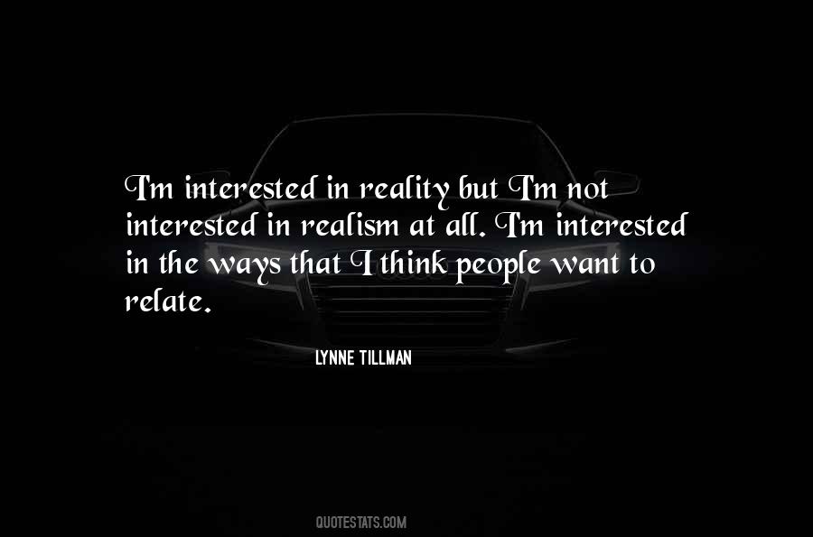 Lynne Tillman Quotes #394778