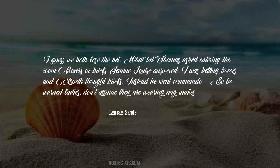 Lynsay Sands Quotes #1047371