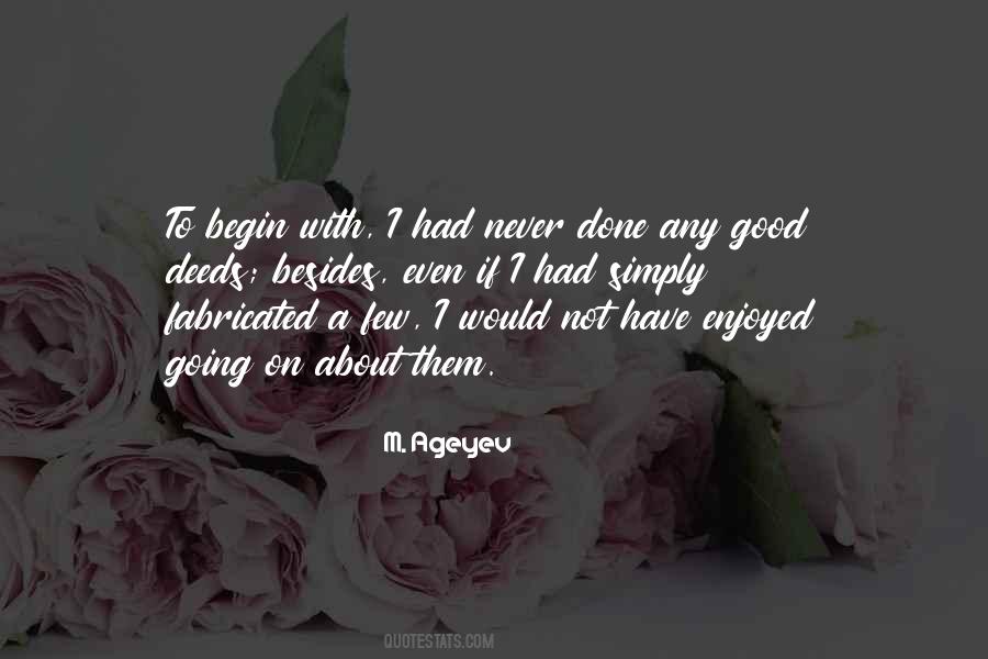 M. Ageyev Quotes #611151