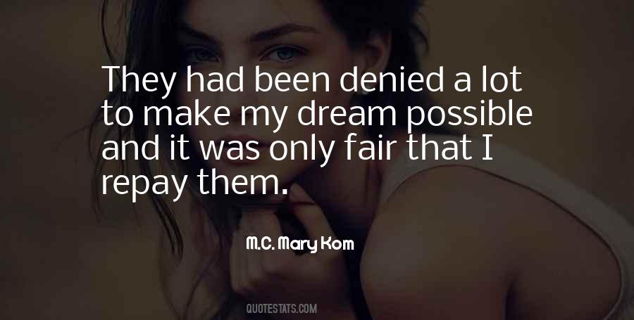 M.C. Mary Kom Quotes #598227