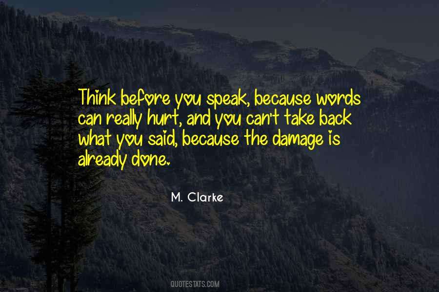 M. Clarke Quotes #1831066