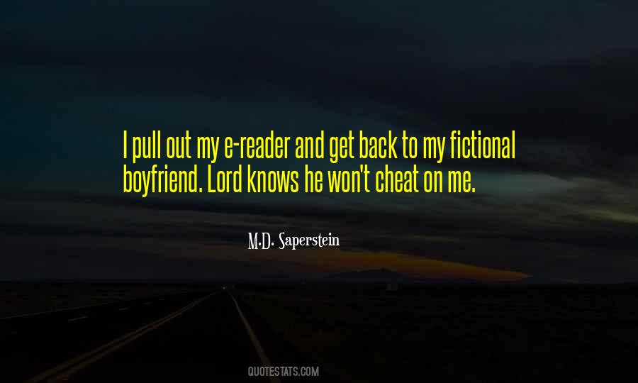 M.D. Saperstein Quotes #776958 M.D. Saperstein Quotes #776958