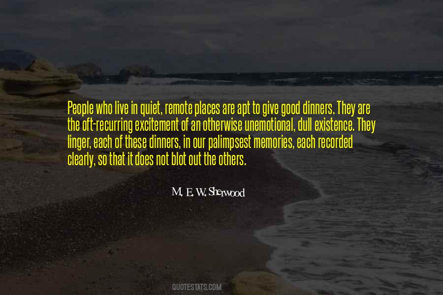 M. E. W. Sherwood Quotes #1373009