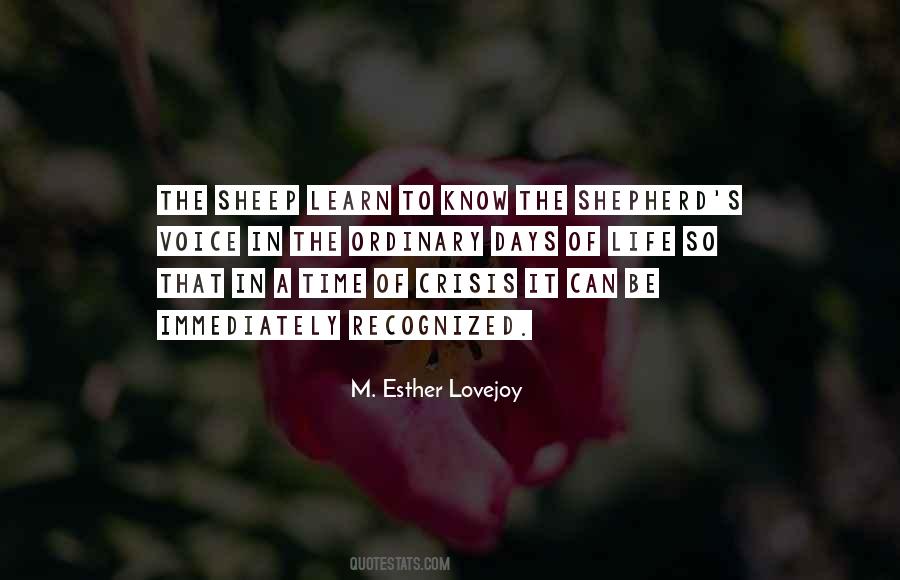 M. Esther Lovejoy Quotes #1328773