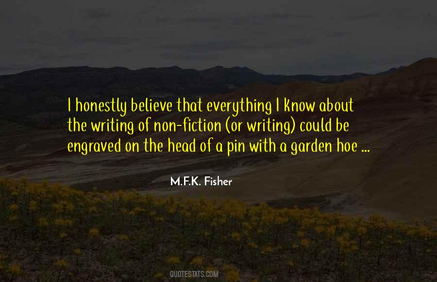 M.F.K. Fisher Quotes #815712
