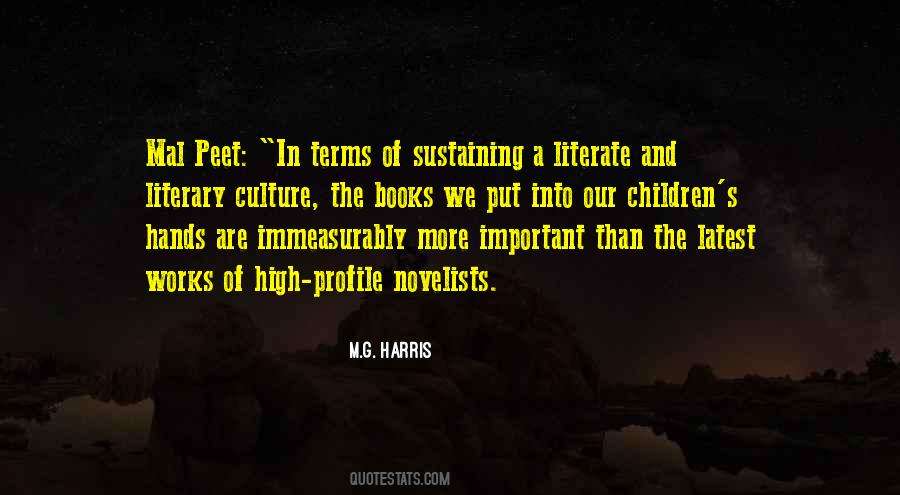 M.G. Harris Quotes #151575 M.G. Harris Quotes #151575