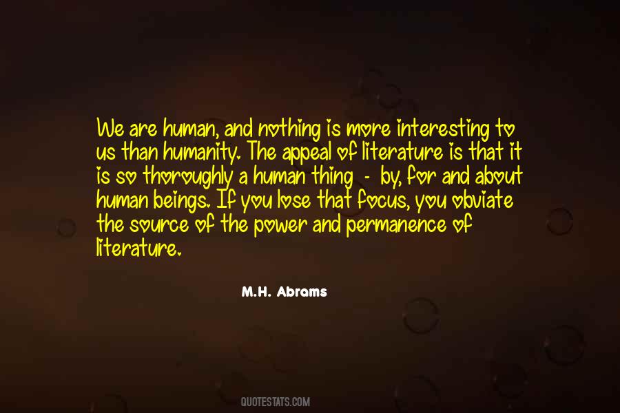 M.H. Abrams Quotes #1804026