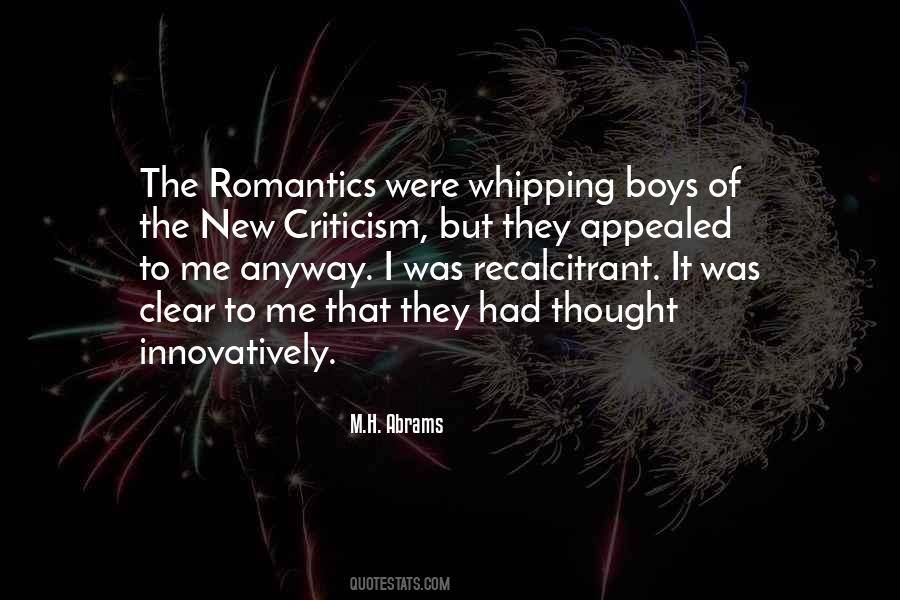 M.H. Abrams Quotes #566031