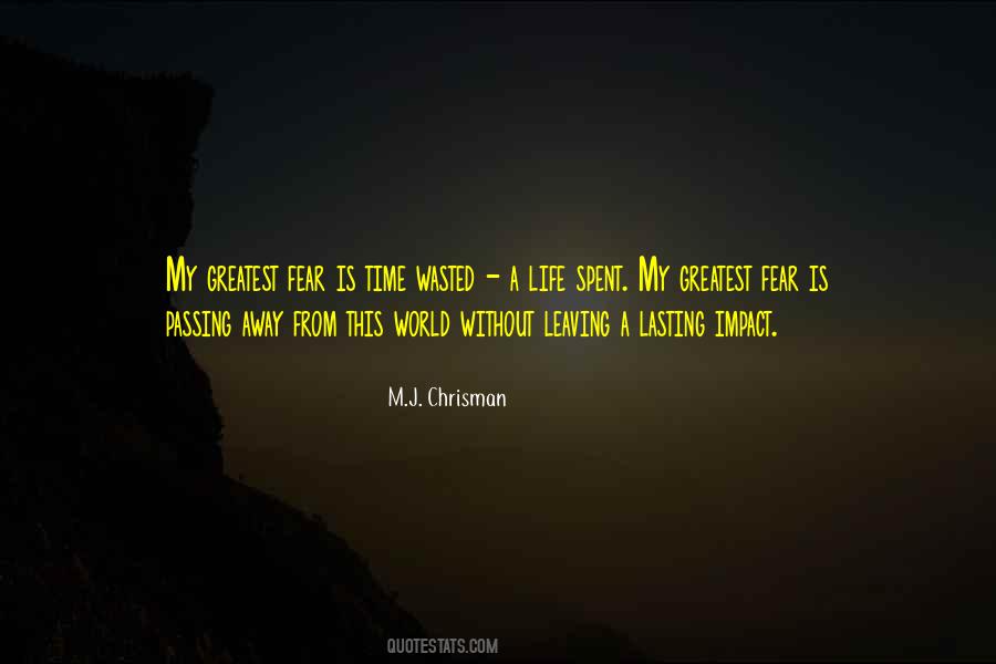 M.J. Chrisman Quotes #585777