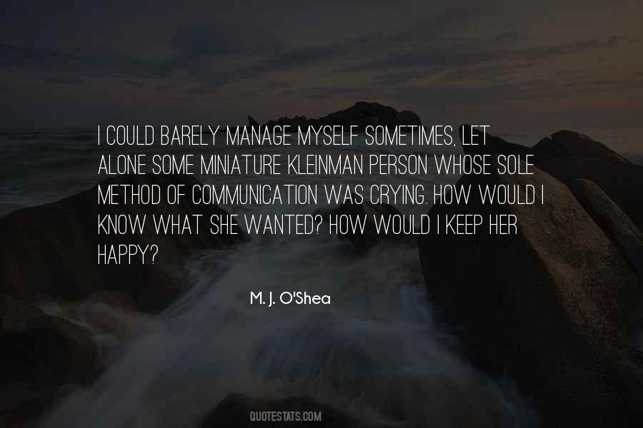 M. J. O'Shea Quotes #1160239 M. J. O'Shea Quotes #1160239