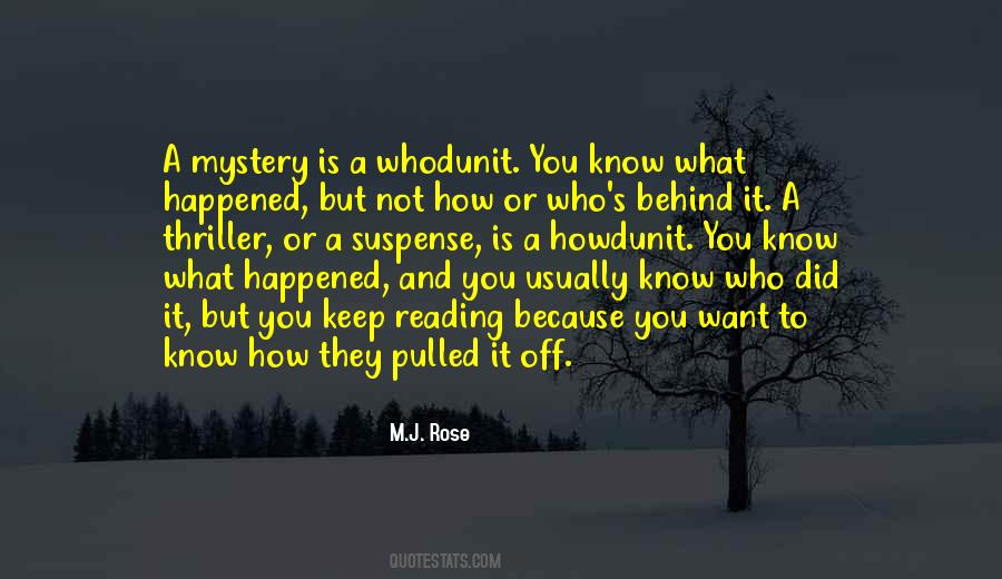 M.J. Rose Quotes #1750676