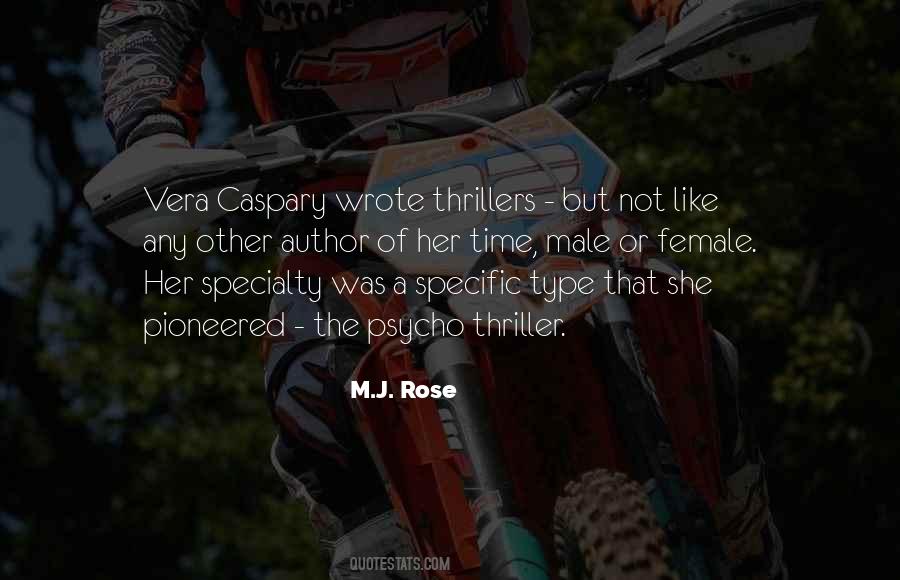 M.J. Rose Quotes #711997