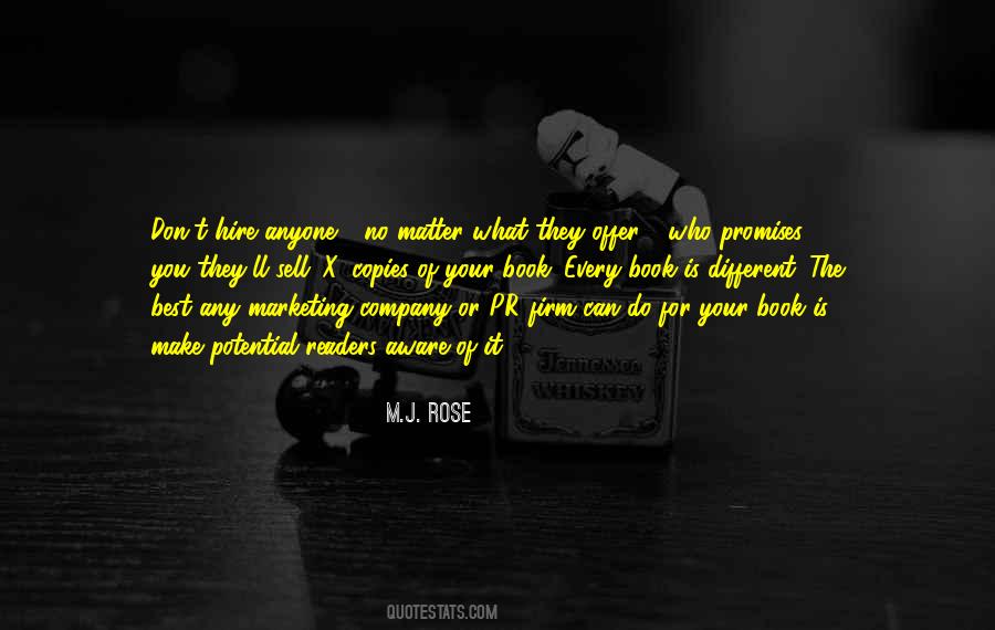 M.J. Rose Quotes #731012