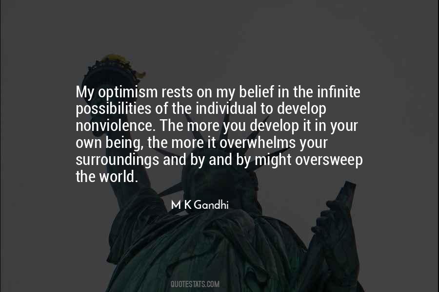 M K Gandhi Quotes #1319424