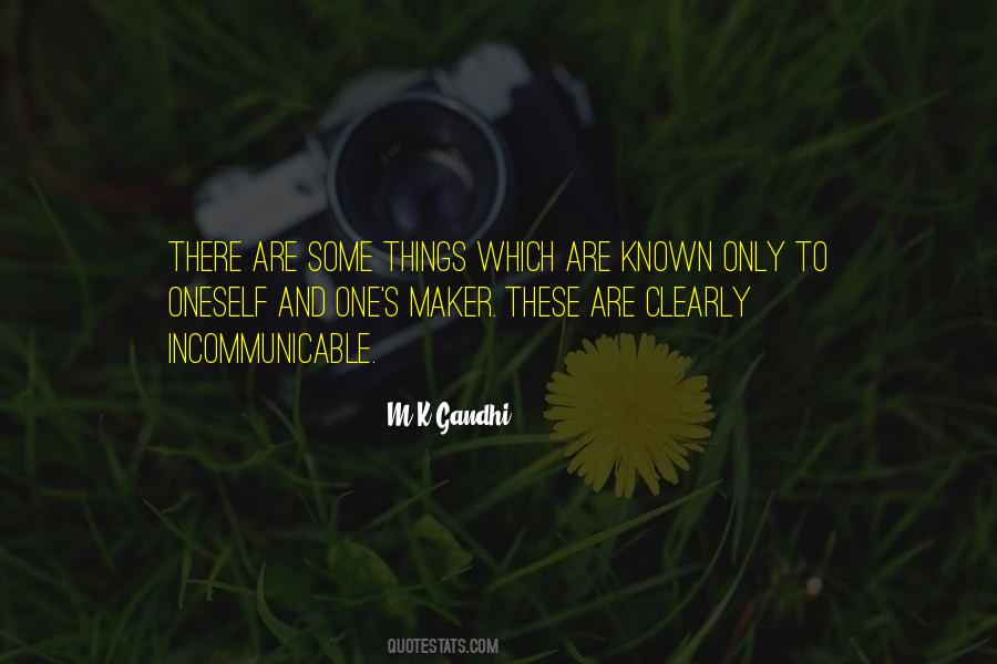 M K Gandhi Quotes #34377