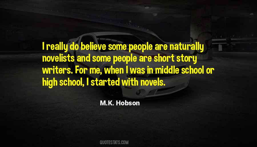 M.K. Hobson Quotes #71908