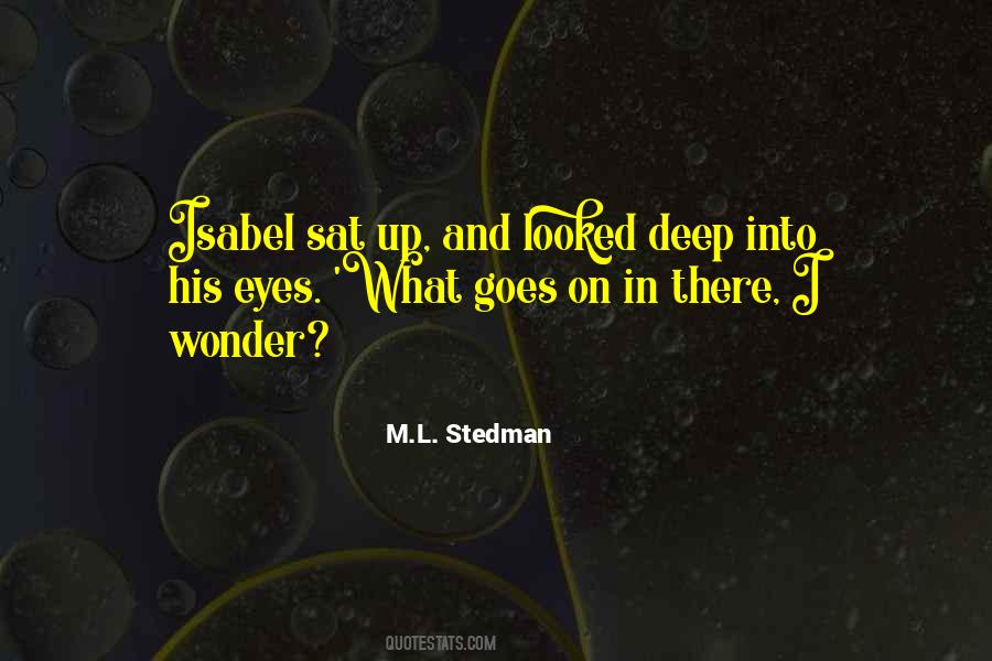 M.L. Stedman Quotes #1831491