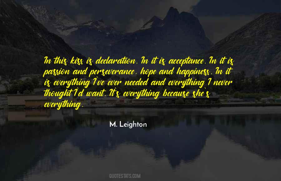 M. Leighton Quotes #456814