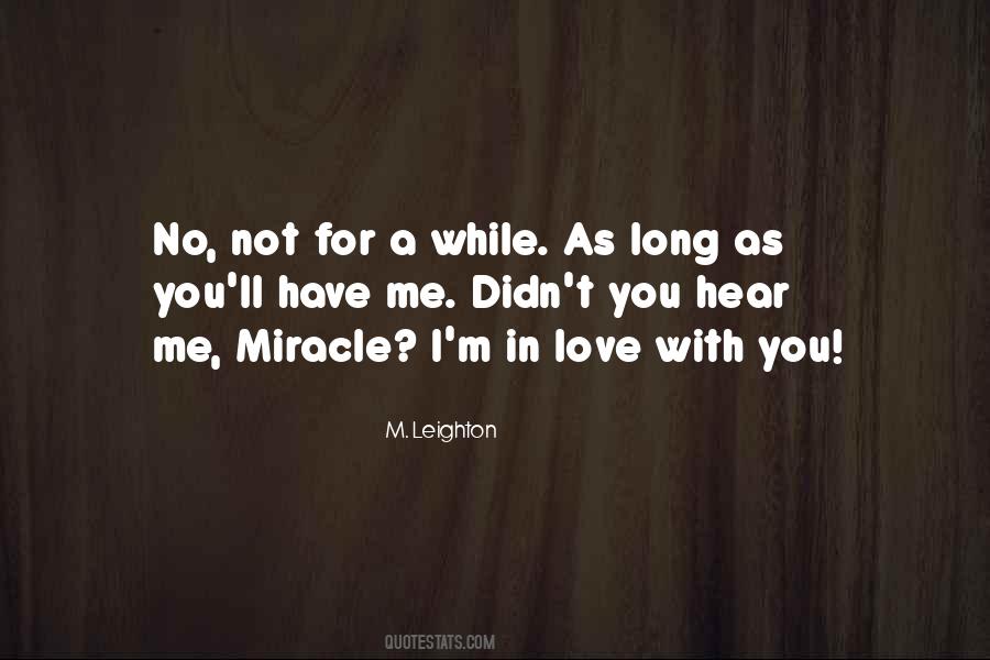M. Leighton Quotes #56555