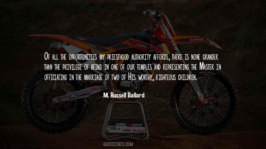 M. Russell Ballard Quotes #618485