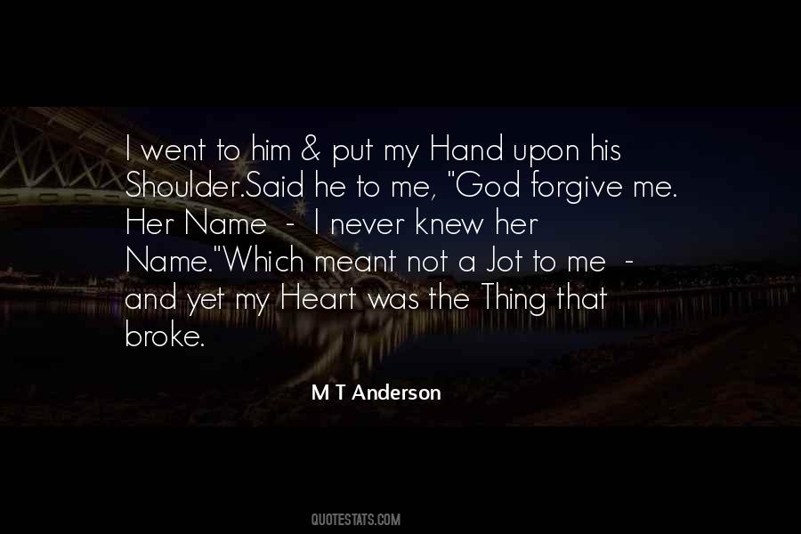 M T Anderson Quotes #1853877