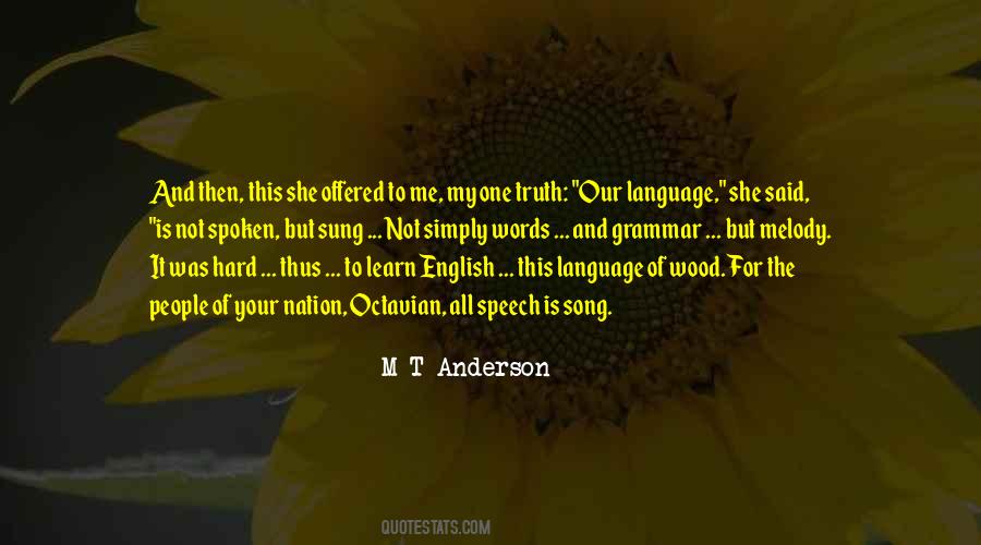 M T Anderson Quotes #644836