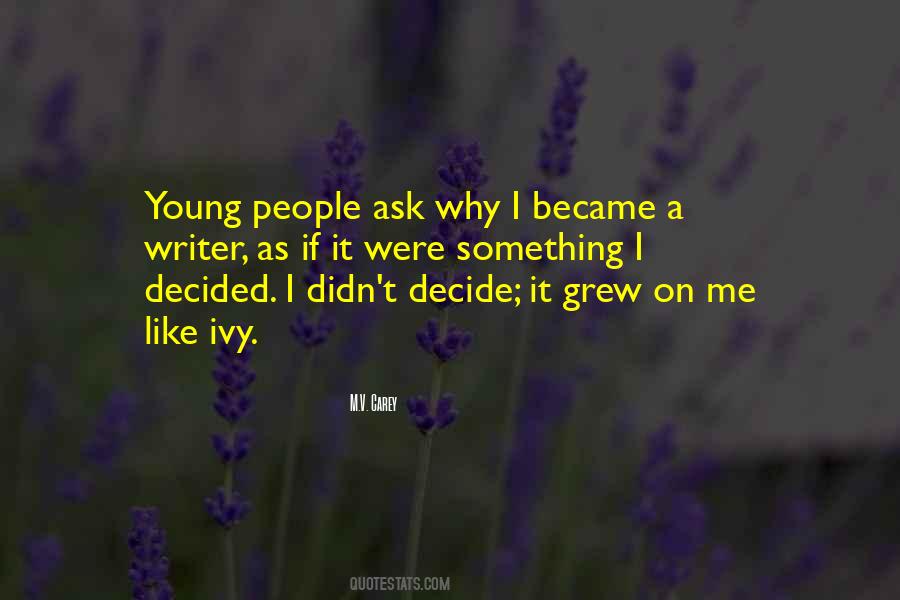 M.V. Carey Quotes #979443