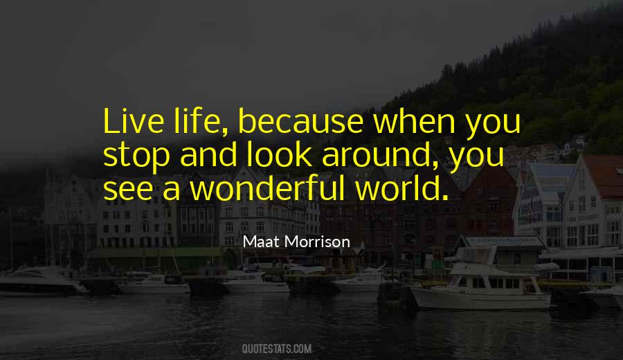 Maat Morrison Quotes #542054 Maat Morrison Quotes #542054
