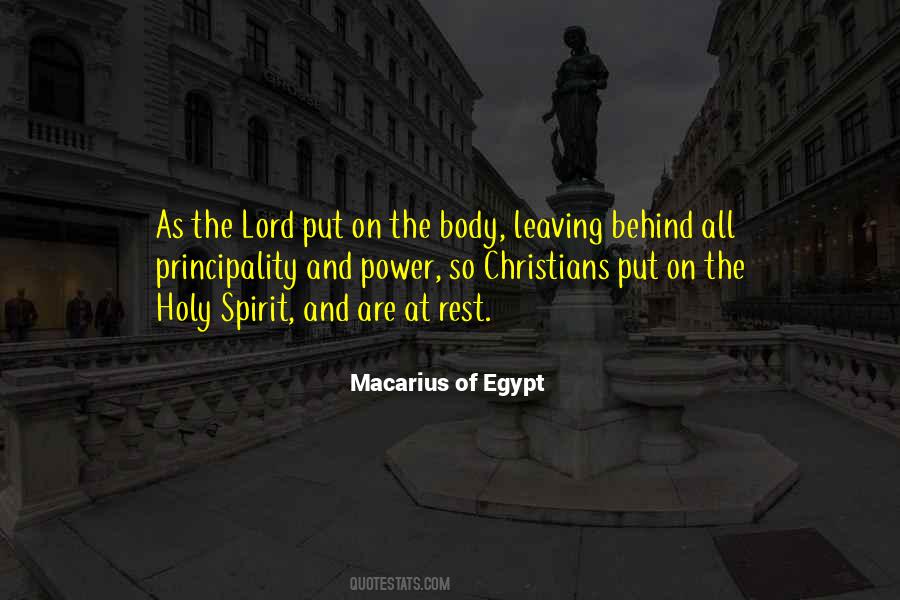 Macarius Of Egypt Quotes #751703