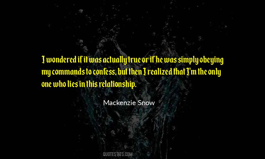 Mackenzie Snow Quotes #1075967 Mackenzie Snow Quotes #1075967