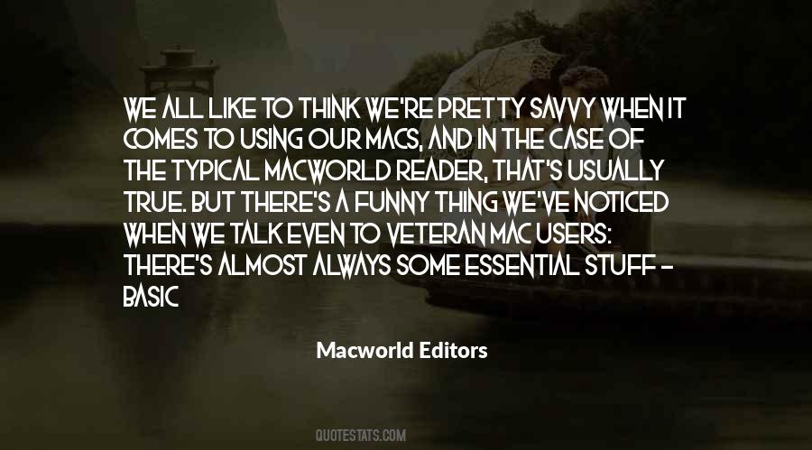 Macworld Editors Quotes #795052