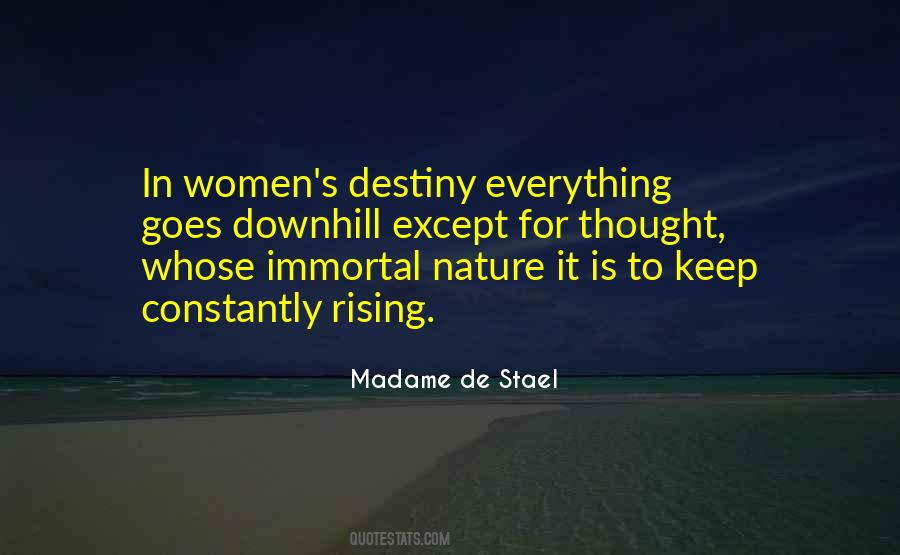 Madame De Stael Quotes #1198704