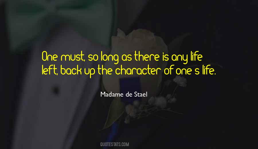 Madame De Stael Quotes #1356988