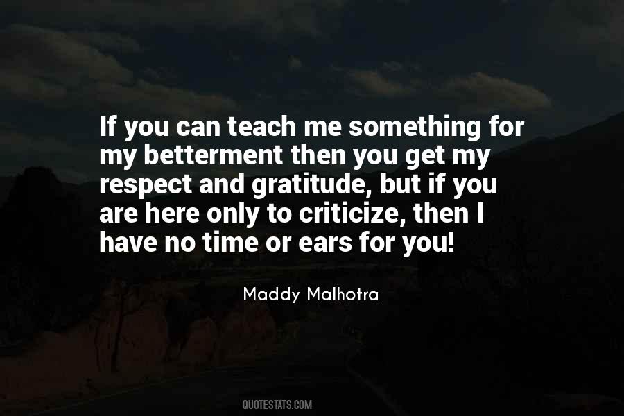 Maddy Malhotra Quotes #134957
