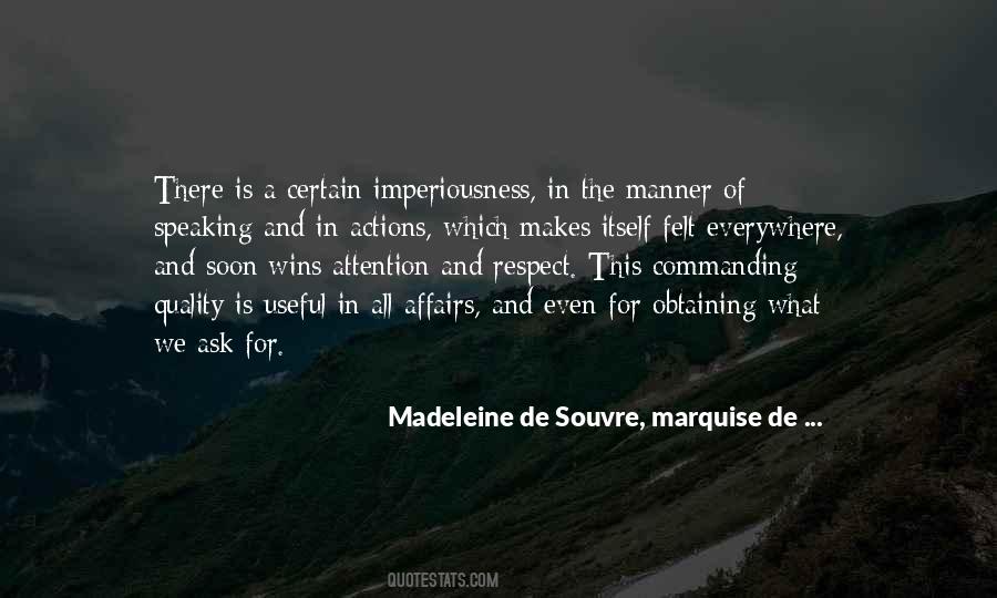 Madeleine De Souvre, Marquise De ... Quotes #1755451