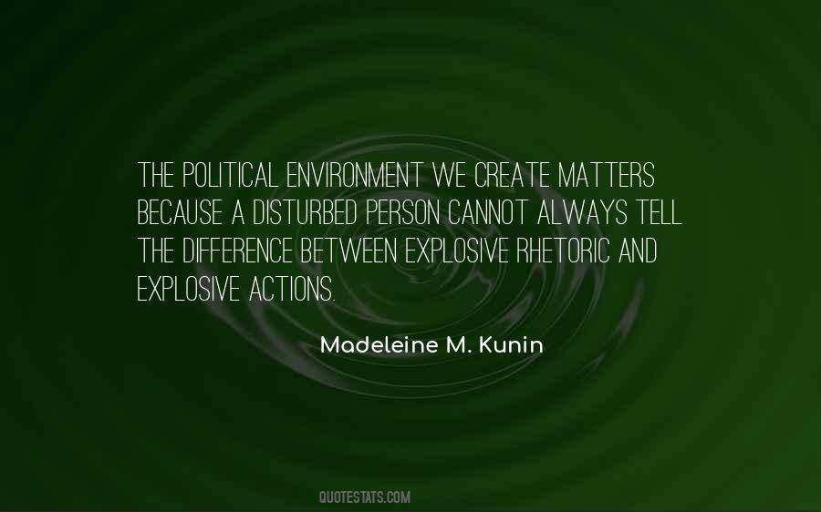 Madeleine M. Kunin Quotes #296381